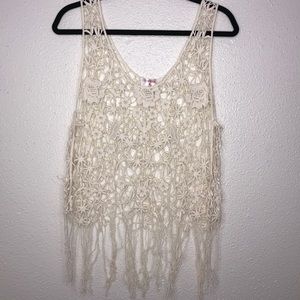 Roommates Crochet tank top